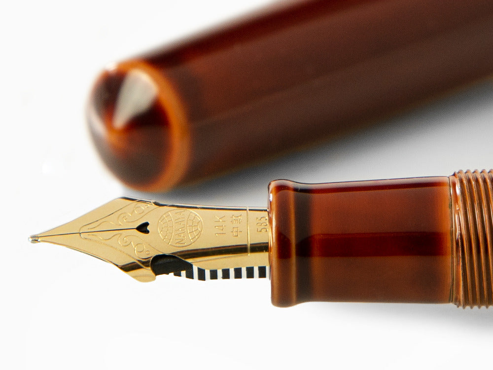 Nakaya Cigar Füllfederhalter Piccolo, Toki-Tamenuri, Elastic Nib