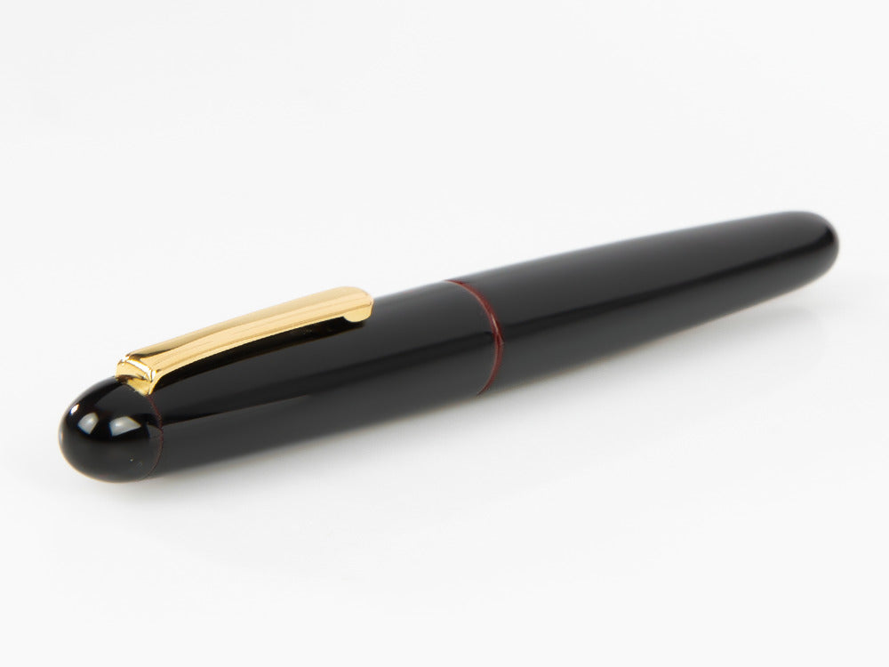 Nakaya Writer Füller, Kuro Tamenuri, Naturkautschuk und Urushi Lack