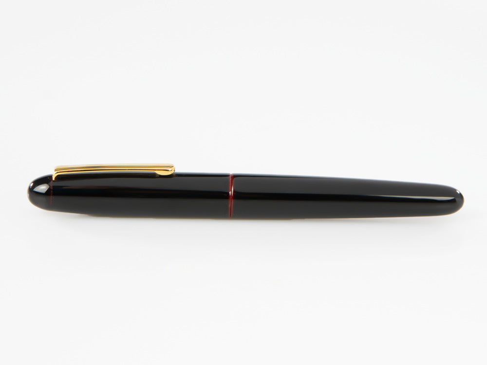 Nakaya Writer Füller, Kuro Tamenuri, Naturkautschuk und Urushi Lack