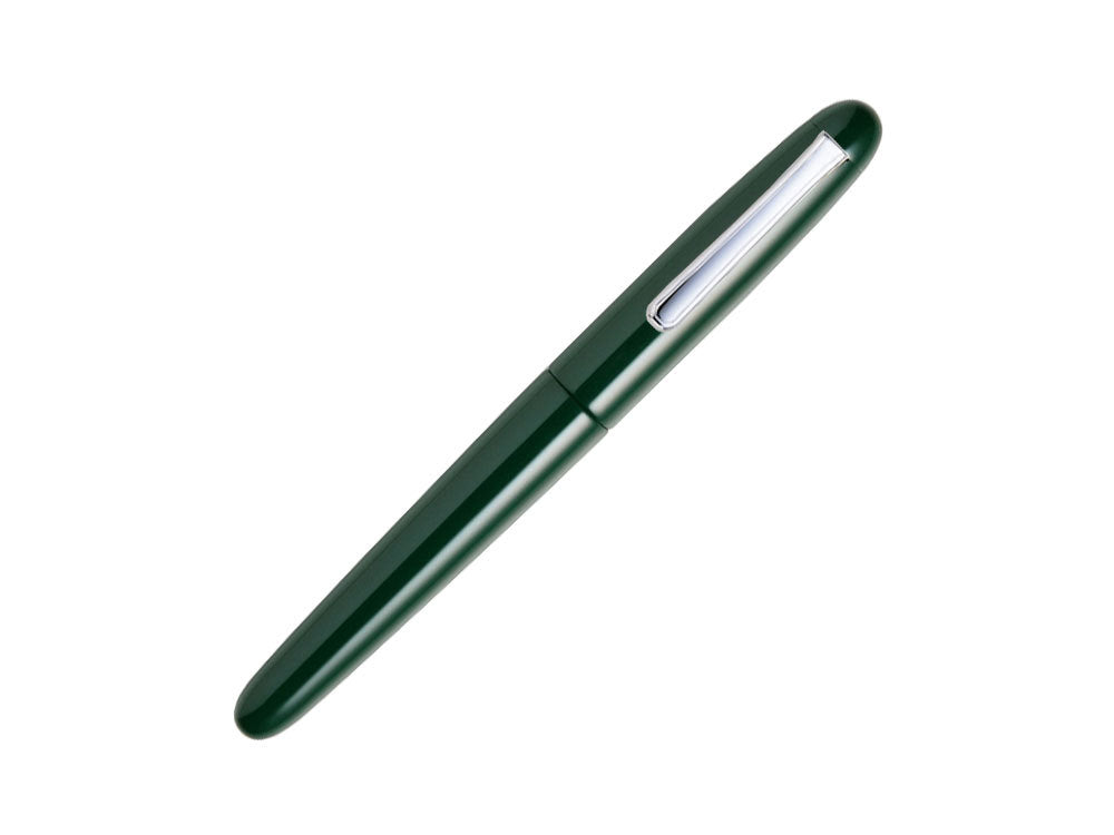 Nakaya Writer Portable Füllfederhalter Midori, Ebonite, Rhodiniert