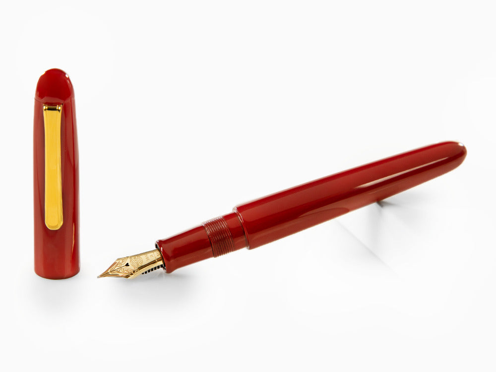 Nakaya Writer Füllfederhalter, Shu, Naturkautschuk und Urushi Lack