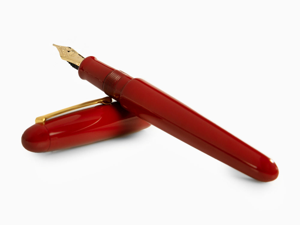 Nakaya Writer Füllfederhalter, Shu, Naturkautschuk und Urushi Lack