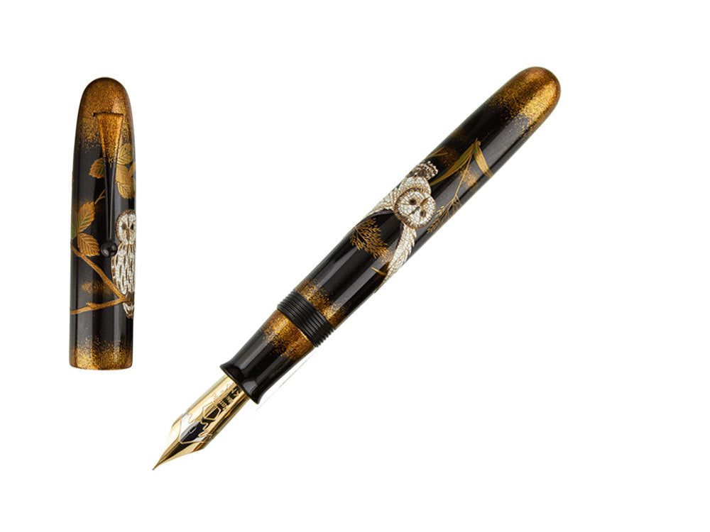 Namiki Emperor Owl Füllfederhalter, Ebonite, Schwarz, FNF-70M-OW