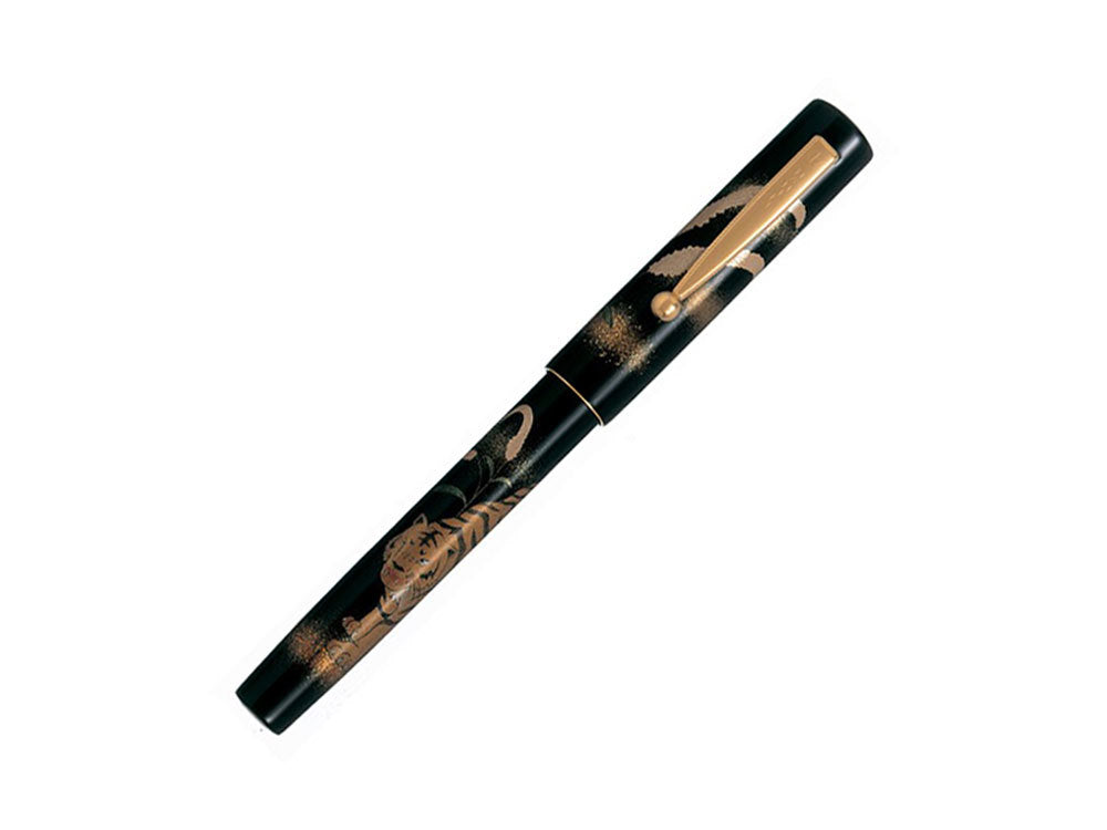 Namiki Yukari Zodiac Tiger Füllfederhalter, Urushi Lack, FNV-20M-TR