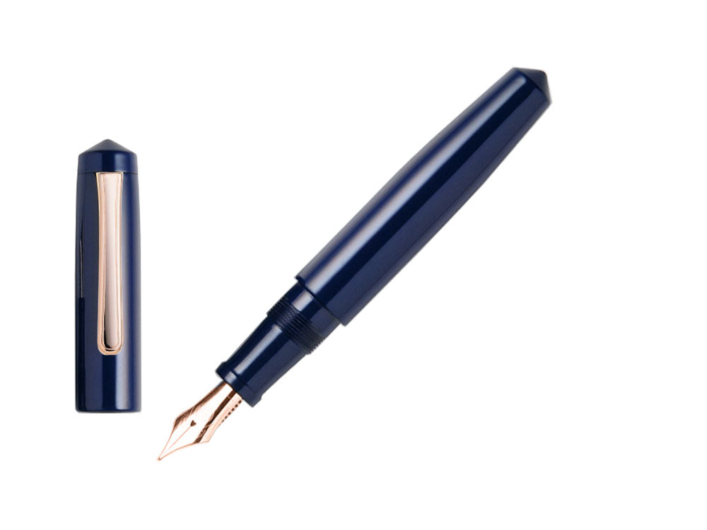 Nakaya Writer Füllfederhalter Kikyo, Piccolo, Naturkautschuk, Roségold