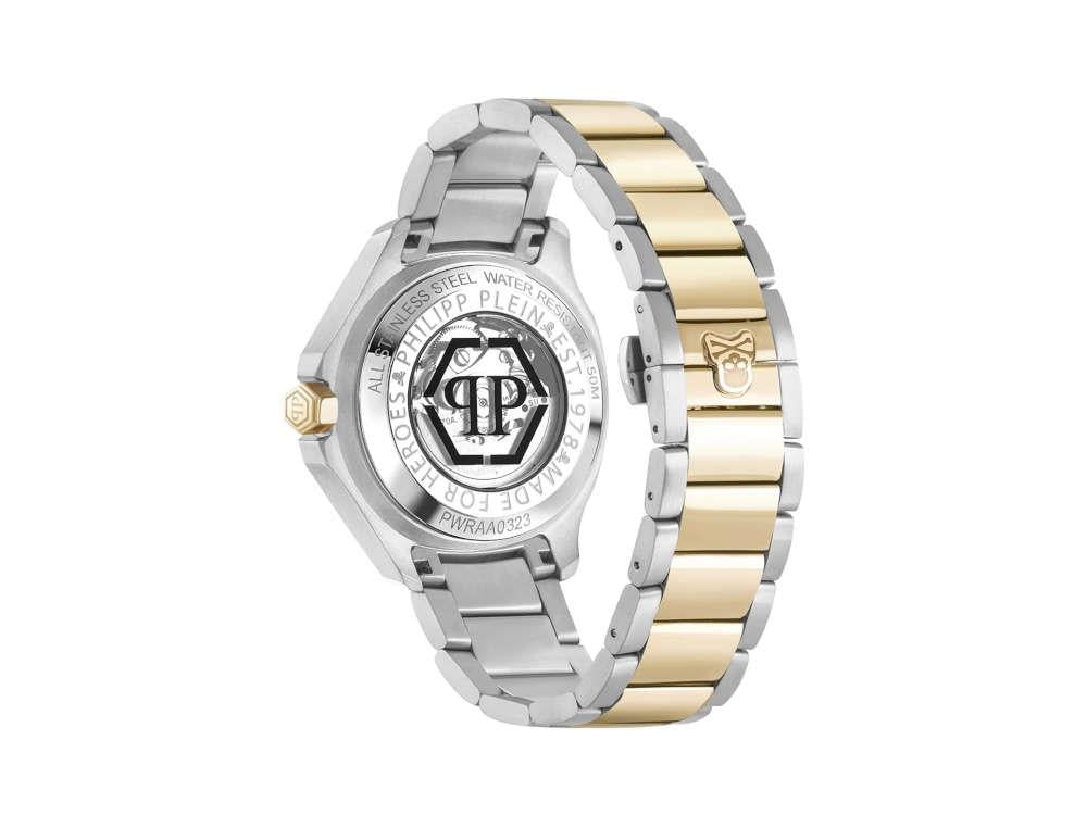 Philipp Plein 42 mm Automatik Uhr, PVD Gold, Grau, 42 mm, PWRAA0323