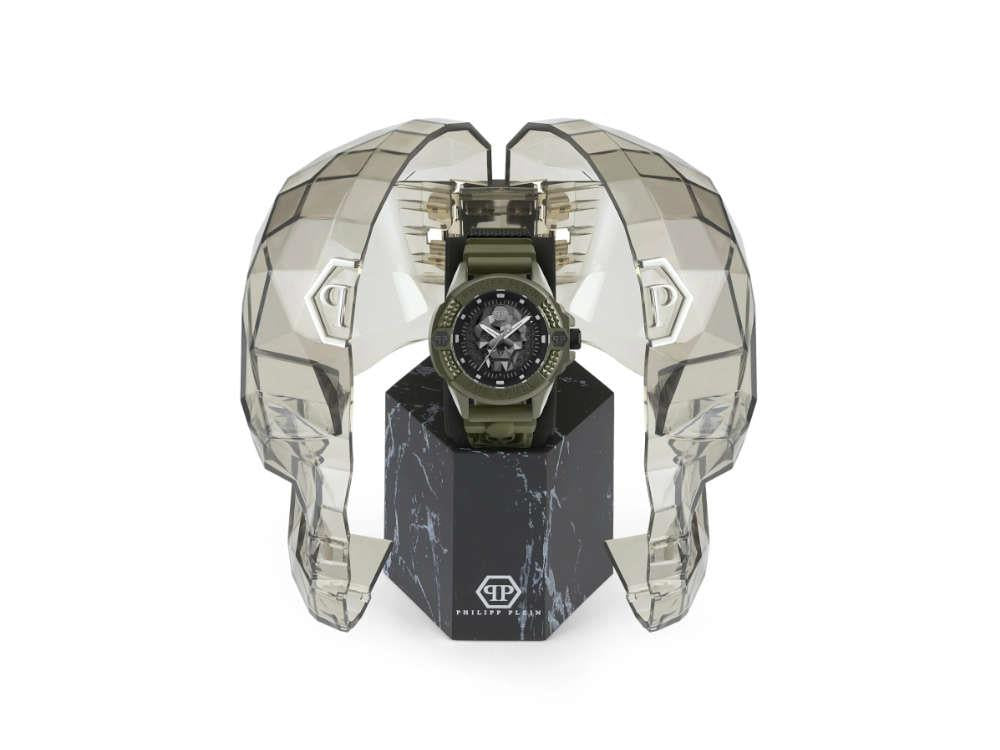 Philipp Plein The Skull Ecoceramic Quartz Uhr, Schwarz, 44 mm, PWUBA0423