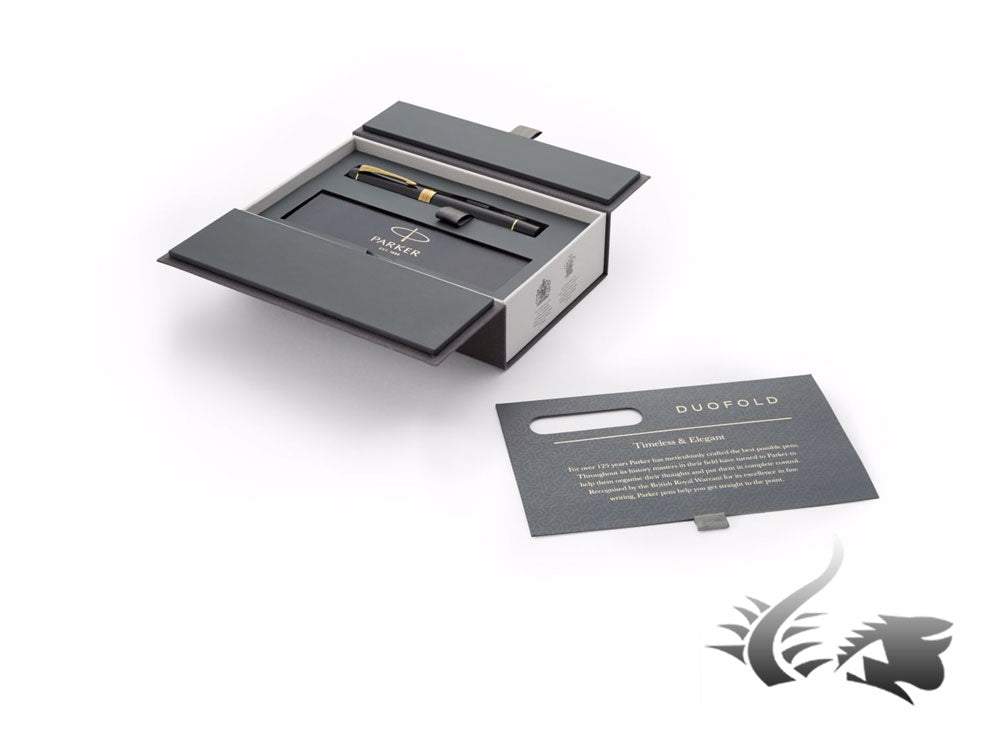 Parker Duofold Centennial Füllfederhalter, Edelharz, Schwarz, 1931382