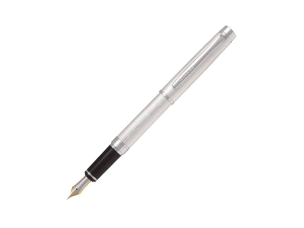 Pilot Grance Grain Füllfederhalter, Rhodium, Silber, FGNZ-35SS-GG