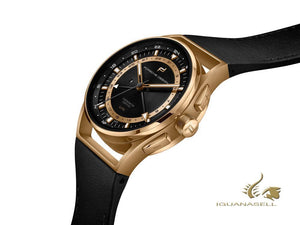 Porsche Design 1919 Globetimer UTC Automatik Uhr, 18k Gold, 6023.4.06.004.07.2