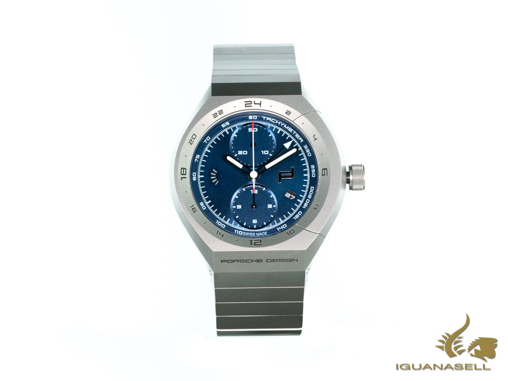 Porsche Design Monobloc Actuator Automatik Uhr, Titan, GMT, 6030.6.02.003.02.5