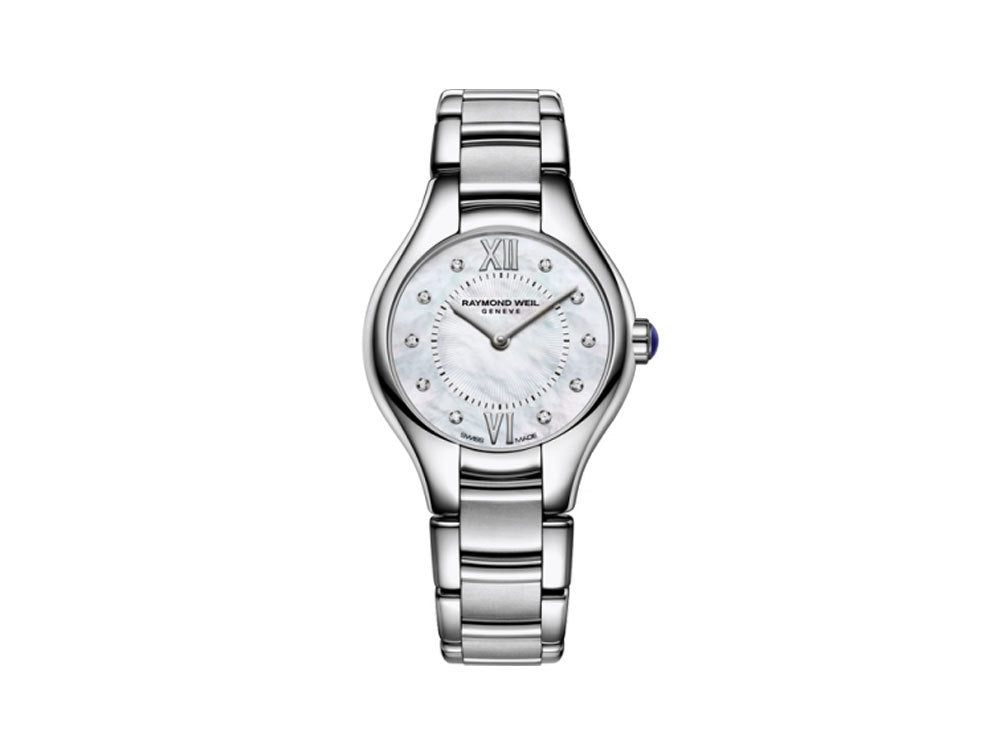 Raymond Weil Noemia Ladies Quartz Uhr, Diamanten, Perlmutt, 5124-ST-00985