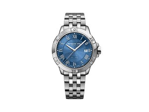 Raymond Weil Tango Quartz Uhr, Blau, 41mm, Shapir-Glas, 8160-ST-00508