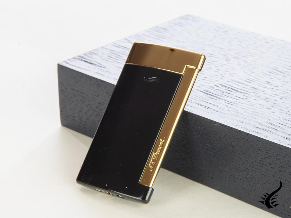 S.T. Dupont Slim7 Feuerzeug, Lack, Schwarz, 27708