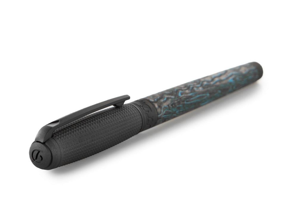 S.T. Dupont Line D Glacial Cave Roller, Karbonfaser, PVD, 412396L