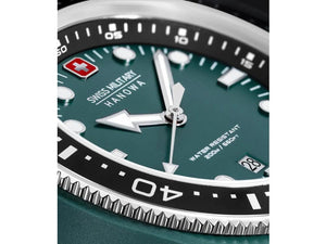 Swiss Military Hanowa Aqua Ocean Pioneer Quartz Uhr, Grün, 45 mm, SMWGN0001185