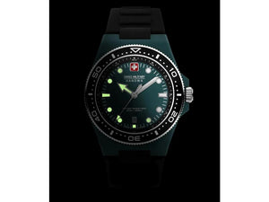 Swiss Military Hanowa Aqua Ocean Pioneer Quartz Uhr, Grün, 45 mm, SMWGN0001185