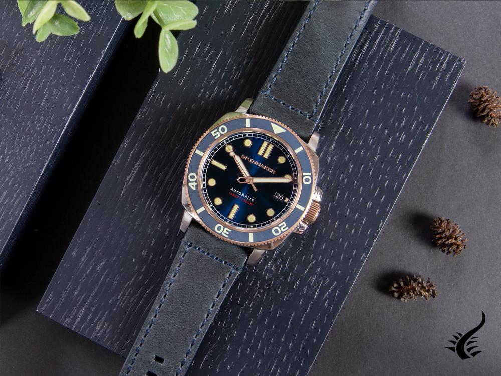 Spinnaker Hull Diver Automatik Uhr, Blau, 42 mm, 30 atm, SP-5088-05