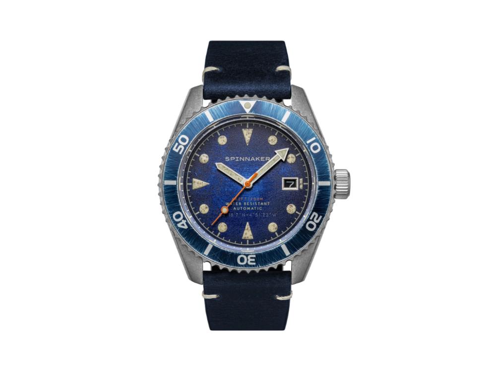 Spinnaker Wreck Automatik Uhr, Blau, 44 mm, 20 atm, SP-5089-02