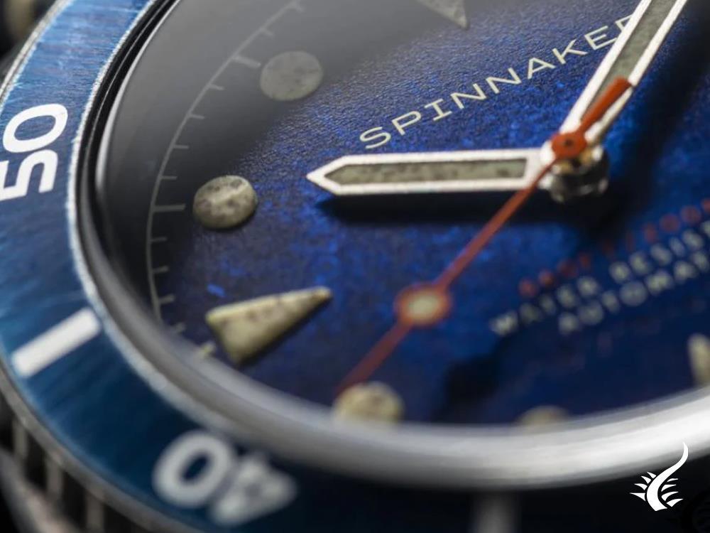 Spinnaker Wreck Automatik Uhr, Blau, 44 mm, 20 atm, SP-5089-02