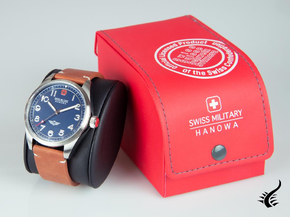 Falcon Sell Quartz Uhr, Air 42 - Hanowa Military Swiss DE Blau, mm, Iguana SMWGA2100402