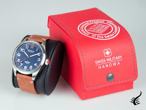 - Uhr, Iguana Hanowa 42 Quartz Sell Air Swiss Falcon Military DE Blau, mm, SMWGA2100402