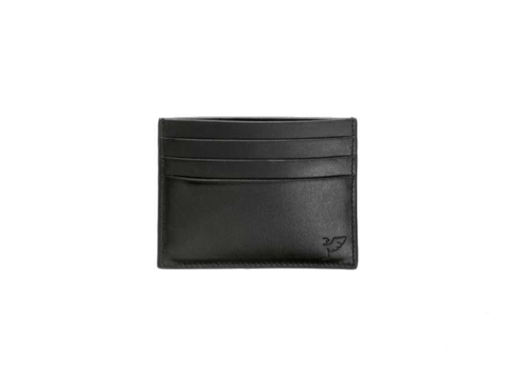 Tibaldi Leather Kartenetuis, Leder, Baumwolle, Schwarz, 7 Karten, LTM-CCC