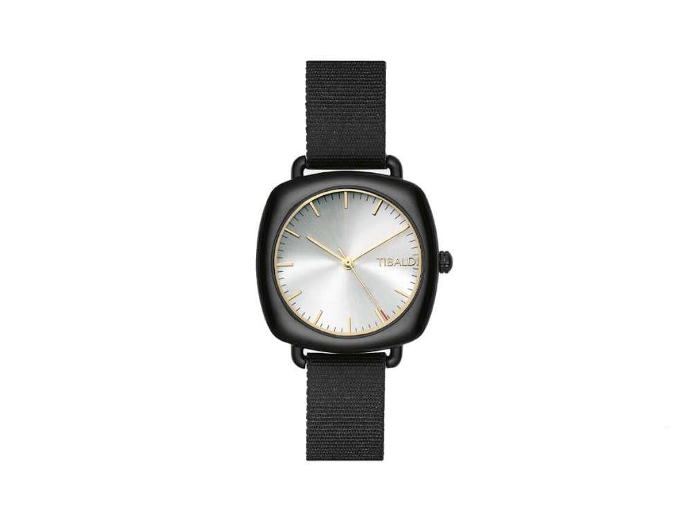 Tibaldi Ladies Quartz Uhr, Sunray, 32 mm, Leinenuhrband, TMF-201-GG