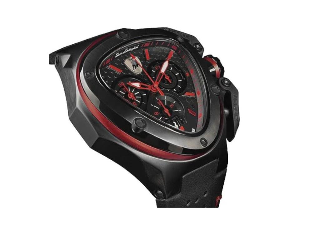 Tonino Lamborghini Spyder X Red Quartz Uhr, 53 mm, Chronograph, T9XA