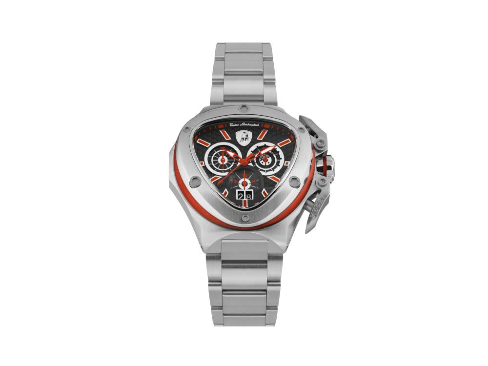 Tonino Lamborghini Spyder X Red SS Quartz Uhr, 53 mm, Chrono, T9XA-SS-B