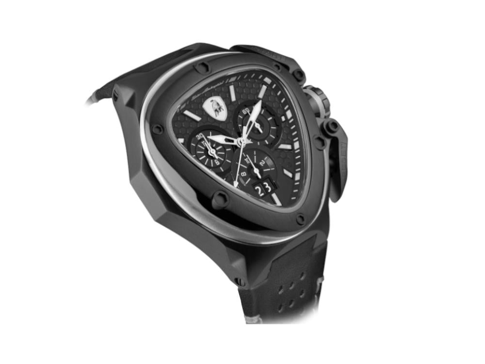 Tonino Lamborghini Spyder Quartz Uhr X, Schwarz, 53 mm, Chronograph, T9XD