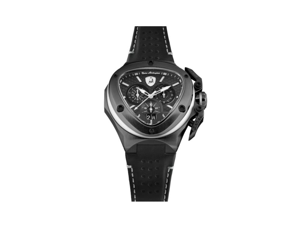Tonino Lamborghini Spyder Quartz Uhr X, Schwarz, 53 mm, Chronograph, T9XD Tonino Lamborghini Spyder Quartz Uhr X, Schwarz, 53 mm, Chronograph, T9XD