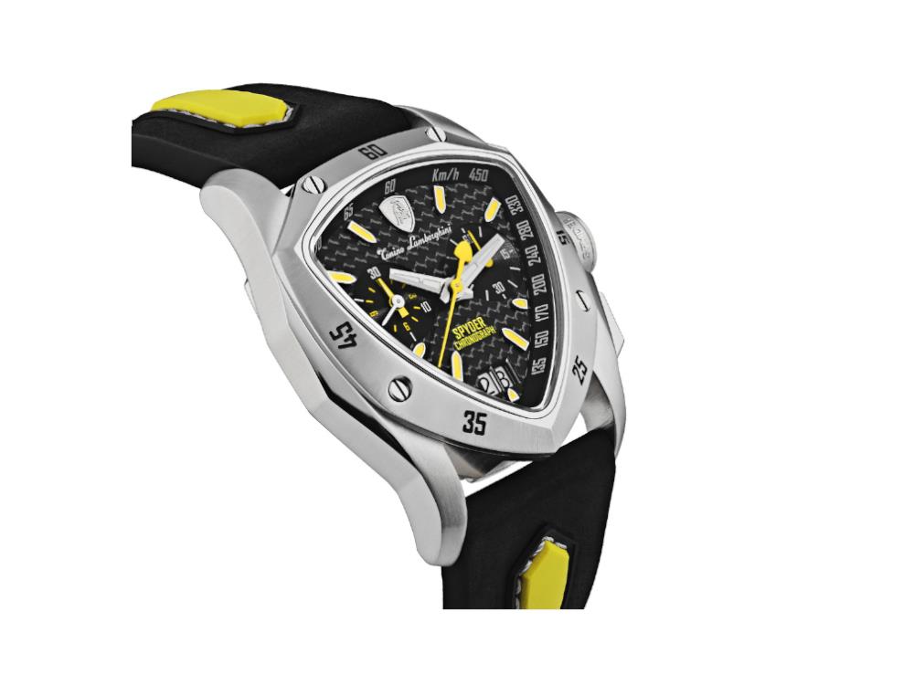 Tonino Lamborghini New Spyder Yellow Quartz Uhr, 43 mm, Chronograph, TLF-A13-2