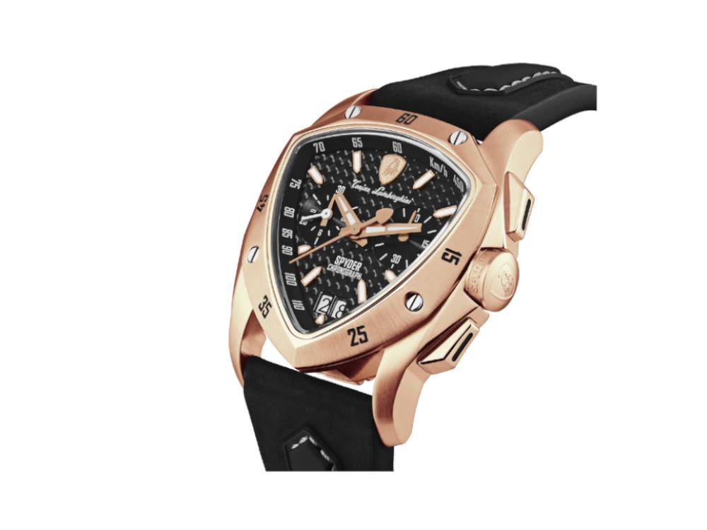 Tonino Lamborghini New Spyder Rose Gold Quartz Uhr, 43 mm, Chrono, TLF-A13-8