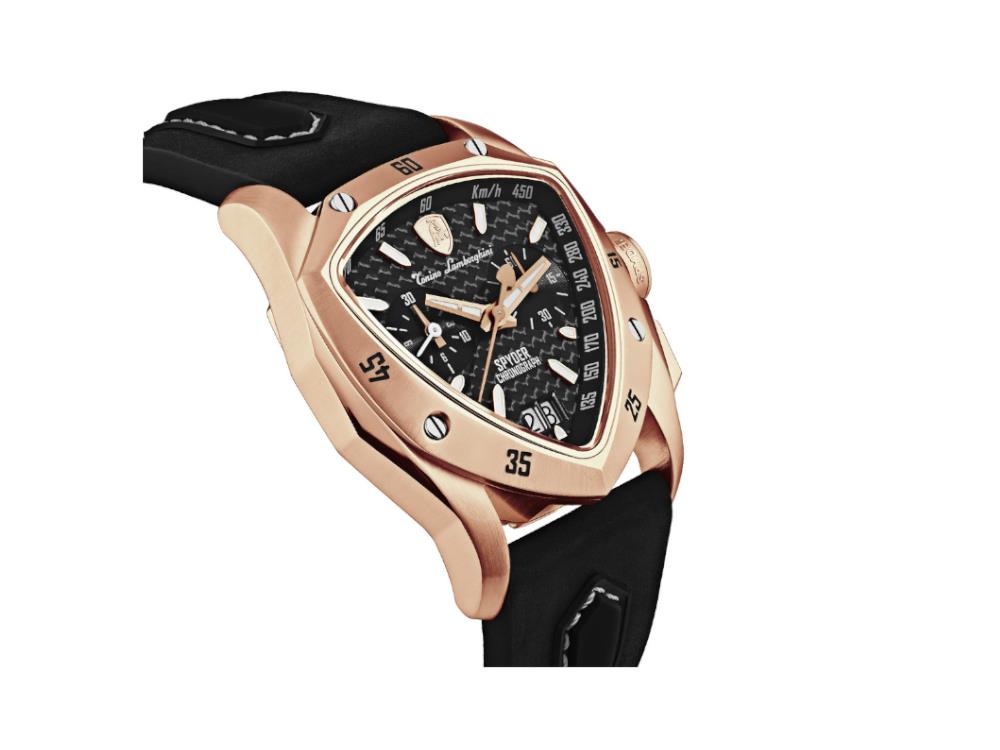 Tonino Lamborghini New Spyder Rose Gold Quartz Uhr, 43 mm, Chrono, TLF-A13-8