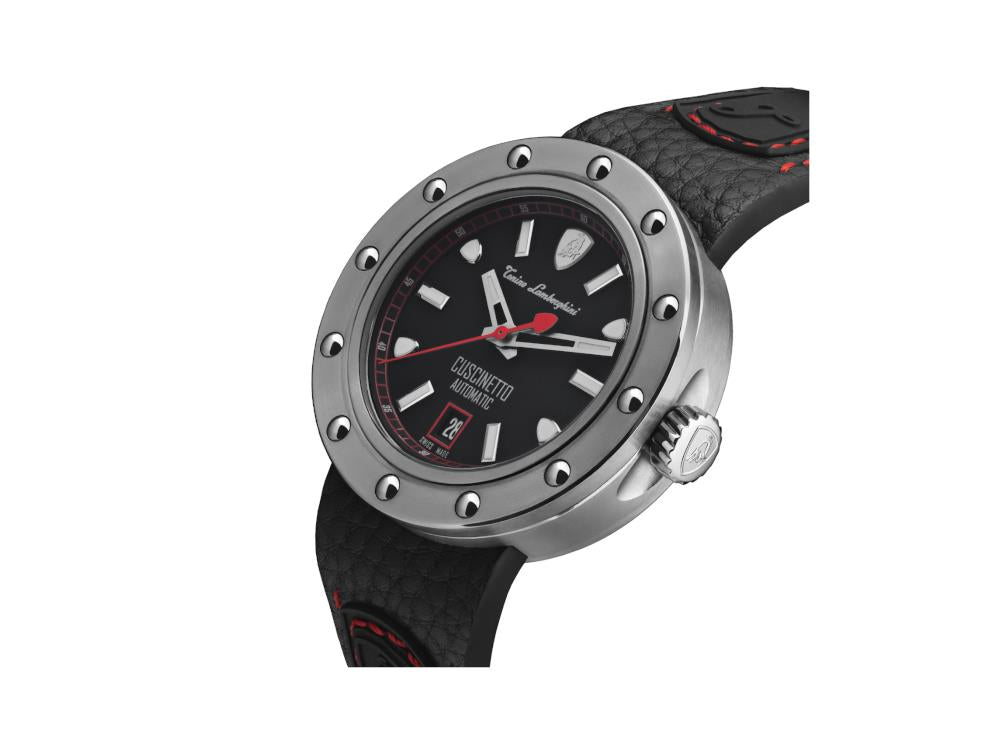 Tonino Lamborghini Cuscinetto Red Automatik Uhr, Titan, 42 mm, TLF-T01-2