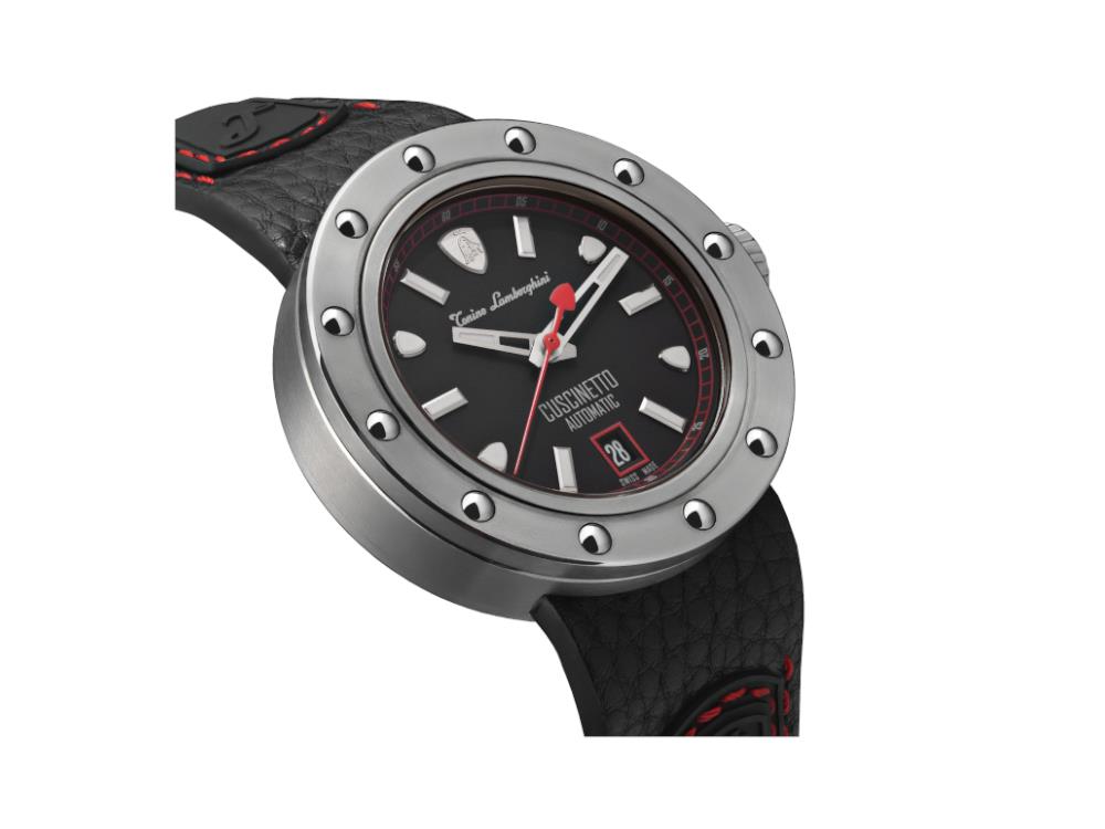 Tonino Lamborghini Cuscinetto Red Automatik Uhr, Titan, 42 mm, TLF-T01-2