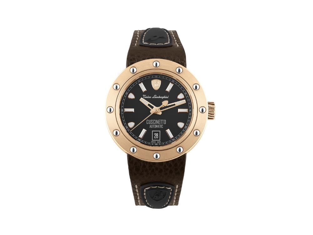 Tonino Lamborghini Cuscinetto Rose Gold Automatik Uhr, Titan, 42 mm, TLF-T01-5