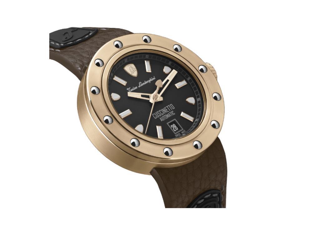 Tonino Lamborghini Cuscinetto Rose Gold Automatik Uhr, Titan, 42 mm, TLF-T01-5