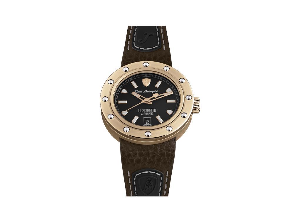 Tonino Lamborghini Cuscinetto Rose Gold Automatik Uhr, Titan, 42 mm, TLF-T01-5