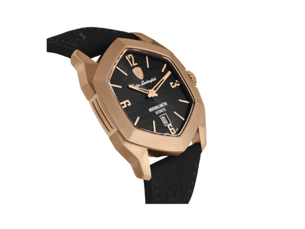 Lamborghini Novemillimetri Rose Gold Automatik Uhr, Titan, 43 mm, TLF-T08-4