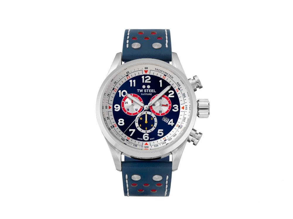 TW Steel Red Bull Ampol Racing Quartz Uhr, Blau, 48 mm, Lim. Edition, SVS310