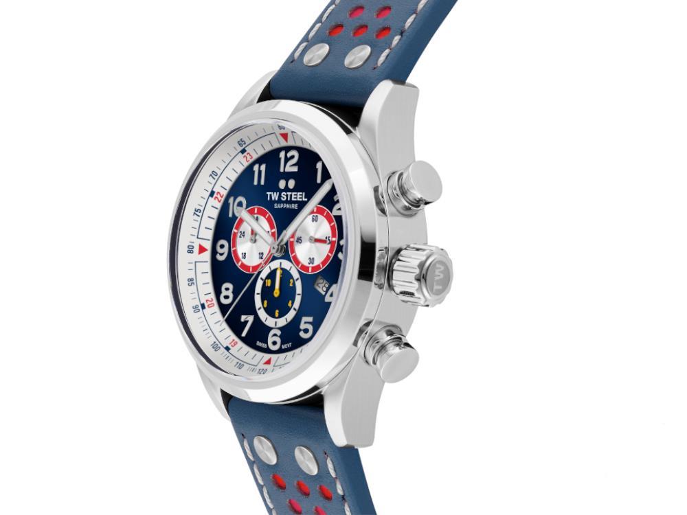 TW Steel Red Bull Ampol Racing Quartz Uhr, Blau, 48 mm, Lim. Edition, SVS310