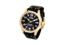 TW Steel Volante Quartz Uhr, Schwarz, 45 mm, Lederband, 10 atm, VS104
