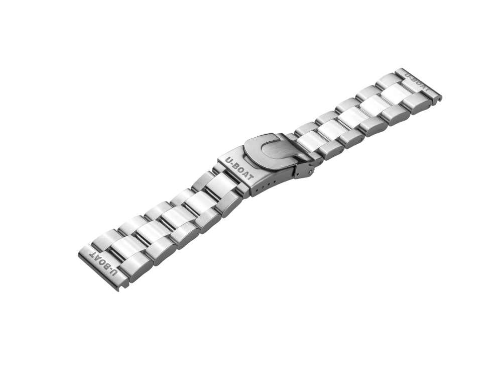 U-Boat Accesorios Armband, Stahlband, Silber, 23mm., 8350