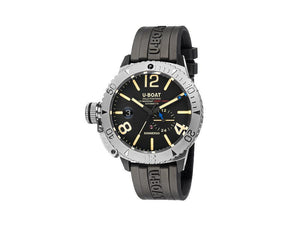 U-Boat Classico Sommerso Automatik Uhr, Schwarz, 46 mm, 30 atm, 9007/A