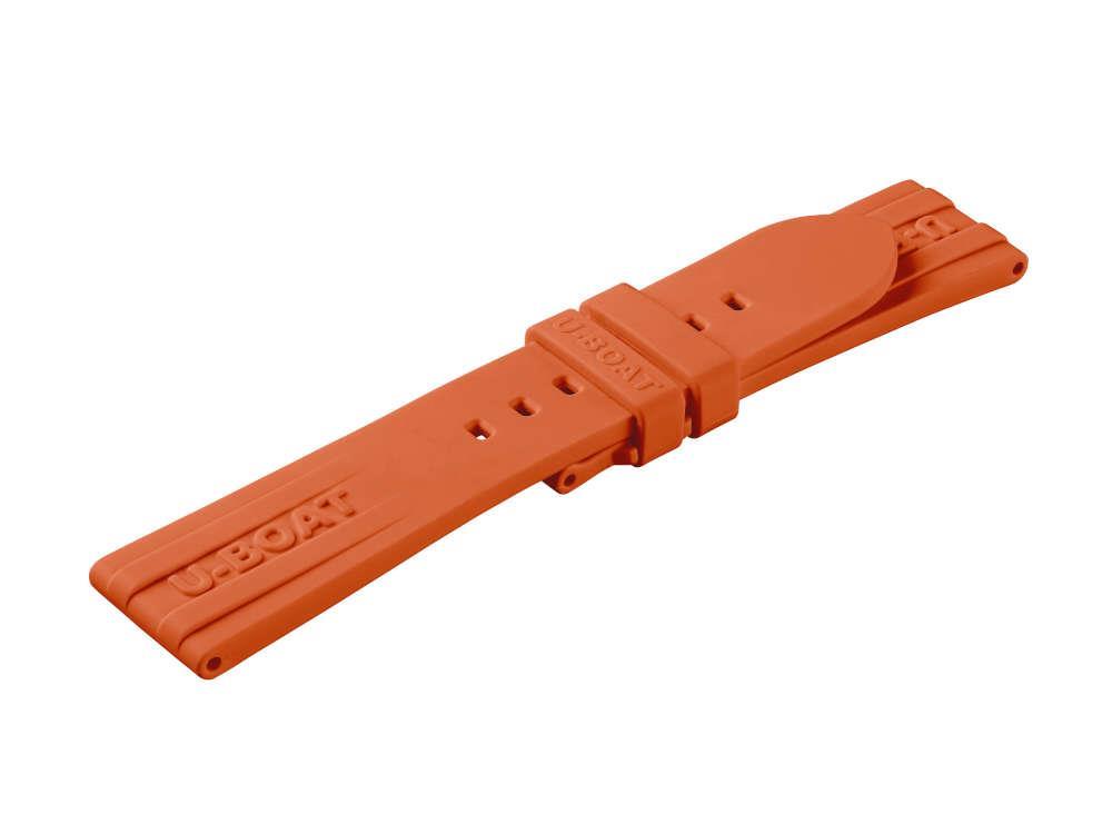 U-Boat Accesorios Armband, Kautschuk, Orange, 22/20 mm., 8971/Z
