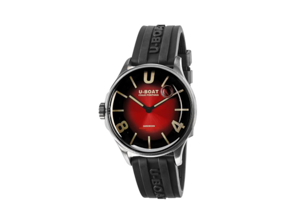 U-Boat Capsoil Darkmoon Soleil Red Quartz Uhr, 40mm, 9500