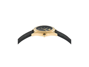 Versace V-Code Quartz Uhr, Schwarz, 42 mm, Shapir-Glas, VE6A00223