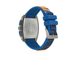 Versace Dominus Quartz Uhr, Blau, 42 x 49.50 mm, Shapir-Glas, VE6H00323
